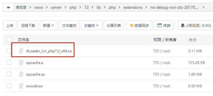 宝塔LINUX版PHP安装XLoad扩展的方法