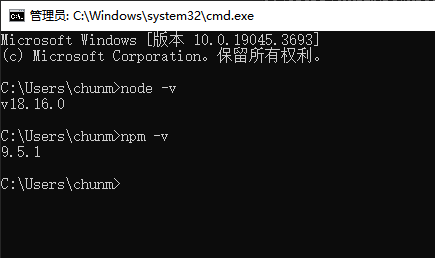 Node,cmd,VUE